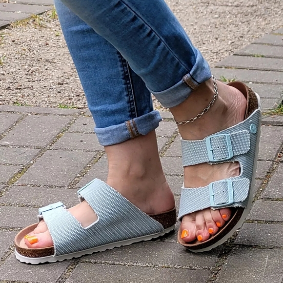 Birkenstock Arizona Vegan Light Blue - Picture 9 of 9